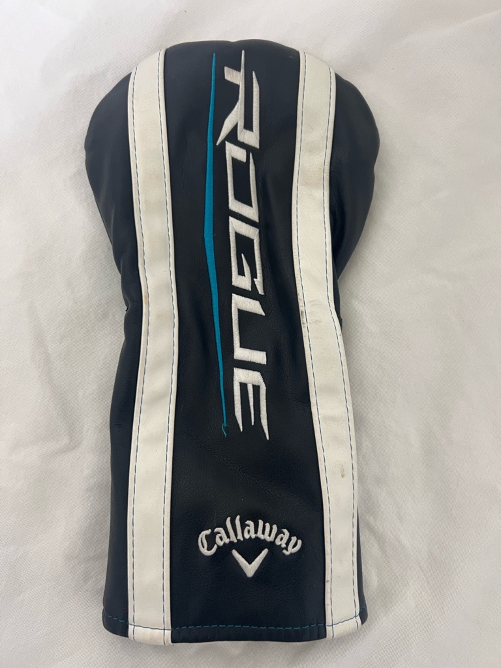 Callaway Rogue Black White Blue Golf Club Driver Headcover